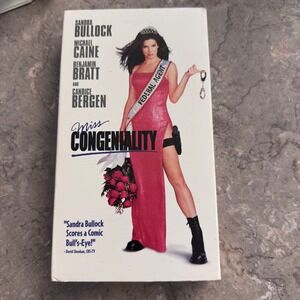 Miss Congeniality VHS 2000 Sandra Bullock Comedy‎ Warner Home Video 18976
